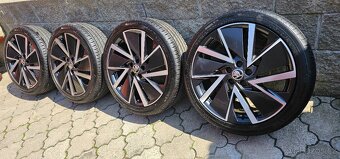 Originál alu Škoda Kamiq 5x100 205/45 R18 - nové letní - 4
