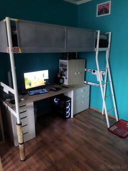 Vyvýšená postel IKEA - 4