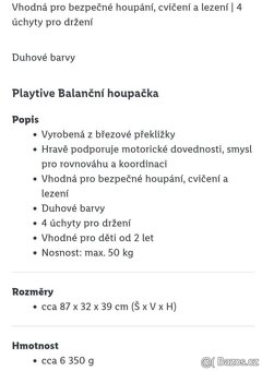 Nová balanční houpačka Montesorri - 4