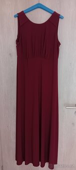 Tmavě vínové společenské šaty C&A Yessica dress - 4