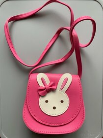 Nová kožená světle růžová dětská kabelka Minnie - 4