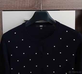 Uniqlo dámský svetřík kardigan vel. S 100% vlna nový - 4