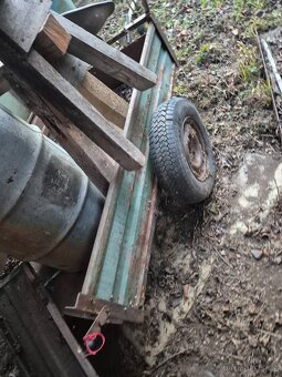 Vlek, přívěs , vlečka za traktor - 4