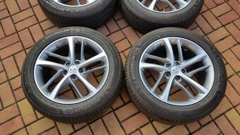 ALU kola MG HS 5x112 R18 pneu 235/50/18 zánovní sada - 4