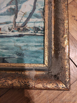 Obraz krajiny - Čapek, starožitnost - 4