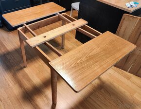 Starší dřevěný rozkládací stůl - 4