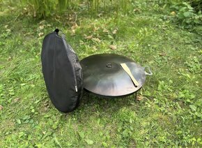 Grill Сковорода з диска для пікніка з катаної сталі - 4