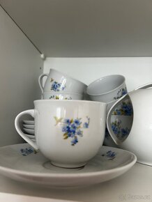 Pomněnkový servis porcelán kávový /čajový - 4