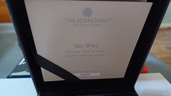 The Who hudební legendy 1Oz stříbro - 4
