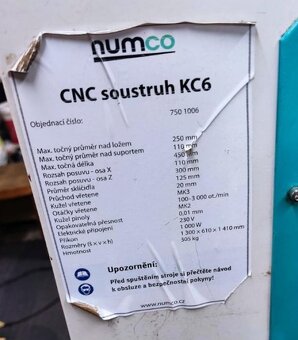 CNC soustruh Numco kc6 - 4