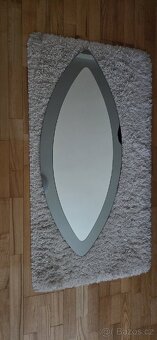 Oválné zrcadlo 100 x 41 cm - 4