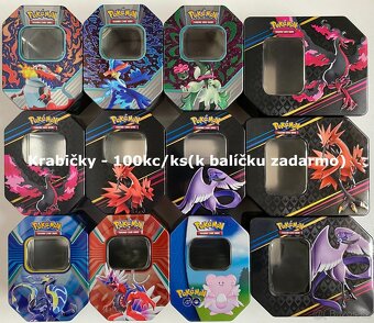 Pokemon Balíčky 100ks/200ks + V/EX/Vstar/Vmax Karta - 4