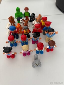 LEGO DUPLO - vlak, koleje, most, vláček, auta, stavebnice - 4