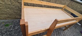 Vyvýšená postel masiv - 4