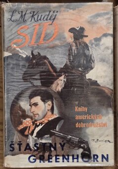 6 knih od Kuděje s obálkami Zdeňká Buriana, dobře zachované - 4