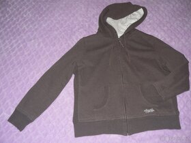 pánská teplá hnědá mikina  zn. TCM- vel. S-M - 4