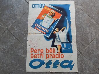 starý reklamní  plakat - 4