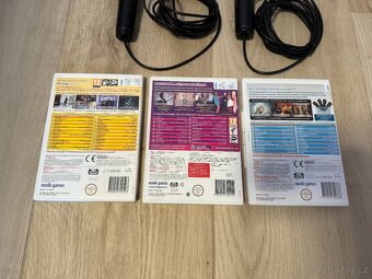 Nintendo Wii hra WeSing 3x + Logitech mikrofon 2x - 4