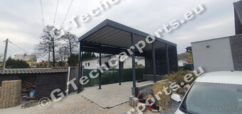 Ocelový carport PREMIUM na míru – NE lehký přístřešek | Brno - 4