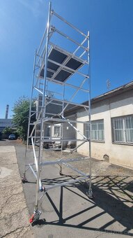 Pojízdné hliníkové lešení Klasiko 1450x1800, PV 6,2m - 4