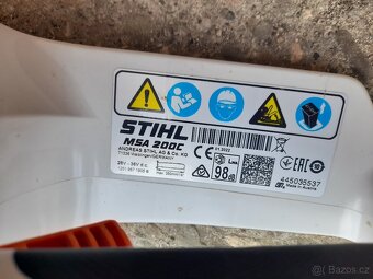 Aku pila Stihl MSA 200 C s baterií a nabíječkou - 4