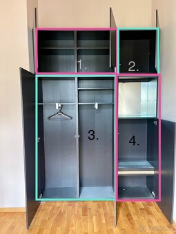 4x IKEA skříň - 4