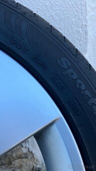 ALU kola R17 Škoda Denom letní pneu 225/45 7J ET49 - 4