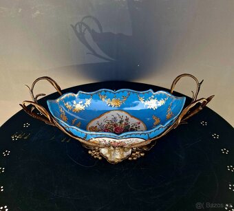 Luxusní porcelánová žardiniéra, značená - 4