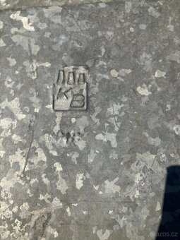 Stará vanička s výpustí- pozink. - 4