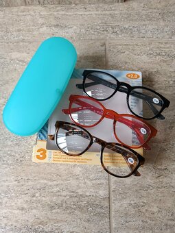 Dioptrické čtecí nové brýle č.2 + pouzdro - 4