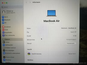 Macbook Air 13" M1 zlatý 2020 + myš - 4