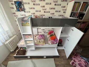 Palanda dětská - skvělý stav, 2 roky, s matracema - 4