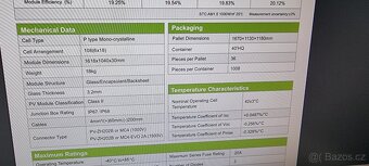 Fotovoltaické solární panely 340Wp nové v záruce - 4