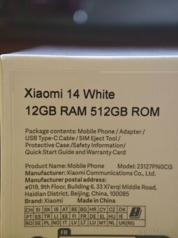 XIAOMI 14 s velkou vnitřní pamětí, záruka do 03/26 - 4