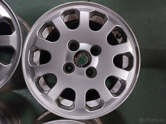 Originál alu disky 13" na Škoda Felicie - 4
