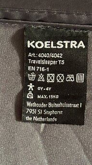 prodám dětskou cestovní postýlku Koelstra Travelsleeper T5 - 4