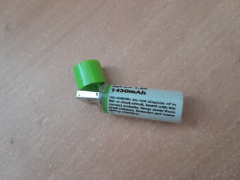 1 KS NABÍJECÍ BATERIE PŘES USB KONEKTOR 1450mAh NH-AA 1.2V - 4