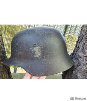 Německá helma přilba M35 velikost 66 WW2 - 4