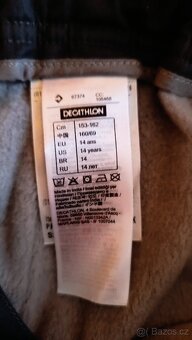 Tmavě šedé vyteplené kapsáče 162 - 4