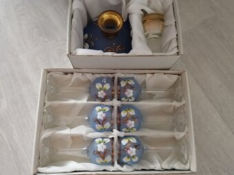 Sklenicky na stopce malovane - 4