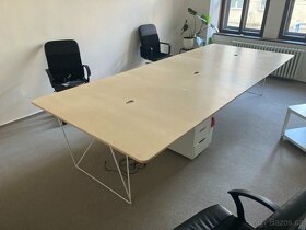 Kancelářský stůl  / studio stůl pro 6 osob, 3720x1500 - 4
