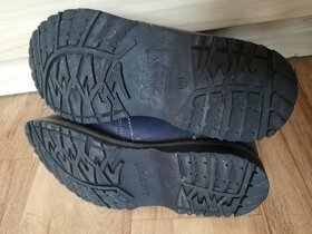 pánské kožené modročerné zimní šněrovací boty zn. Lasocki 41 - 4