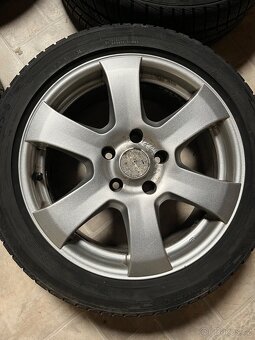Alu kola r17 7,5J 5x120 zimní pneu Barum Polaris 5 225/45 - 4