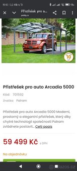 Přístřešek pro auto Arcadia 5000 - 4