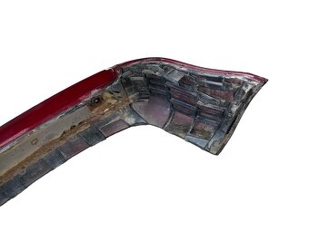 Zadní nárazník vínová metalíza LA3W VW Caddy 2K r.v. 2008 - 4