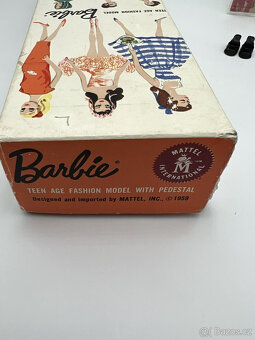 Vintage Barbie culík #3 Brunetka - 4