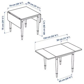 Rozkládací jídelní stůl IKEA - 4