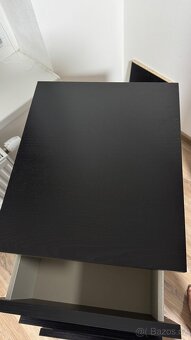 3x kontejner zásuvkový černý Ikea - 4