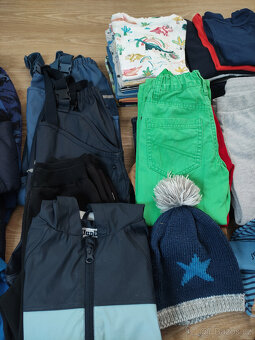 Prodám set chlapeckého oblečení /vel.110-116/ 65ks oblečení - 4