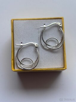 Nové stříbrné náušnice punc 925 - 4